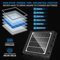 Universal-Solarpanel 10000 mAH